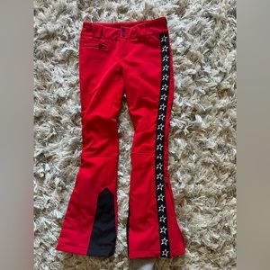 Red Perfect Moment glacier pants